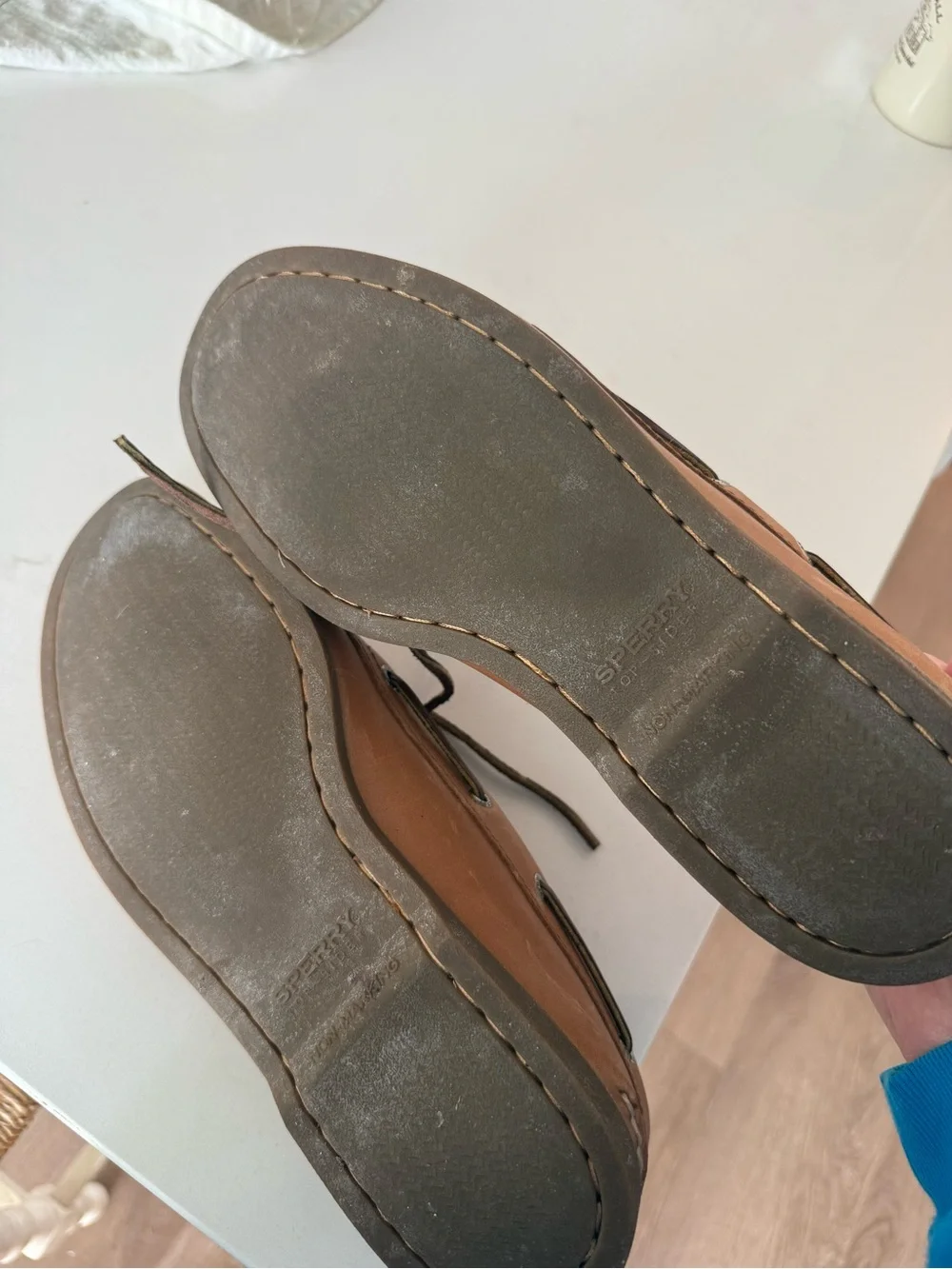 Sperry men’s classic leather boat shoes- 10.5 XW